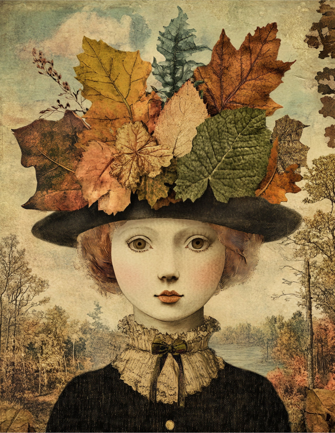 Fall Collage Books & Paper Ephemera Books for Autumn Journaling