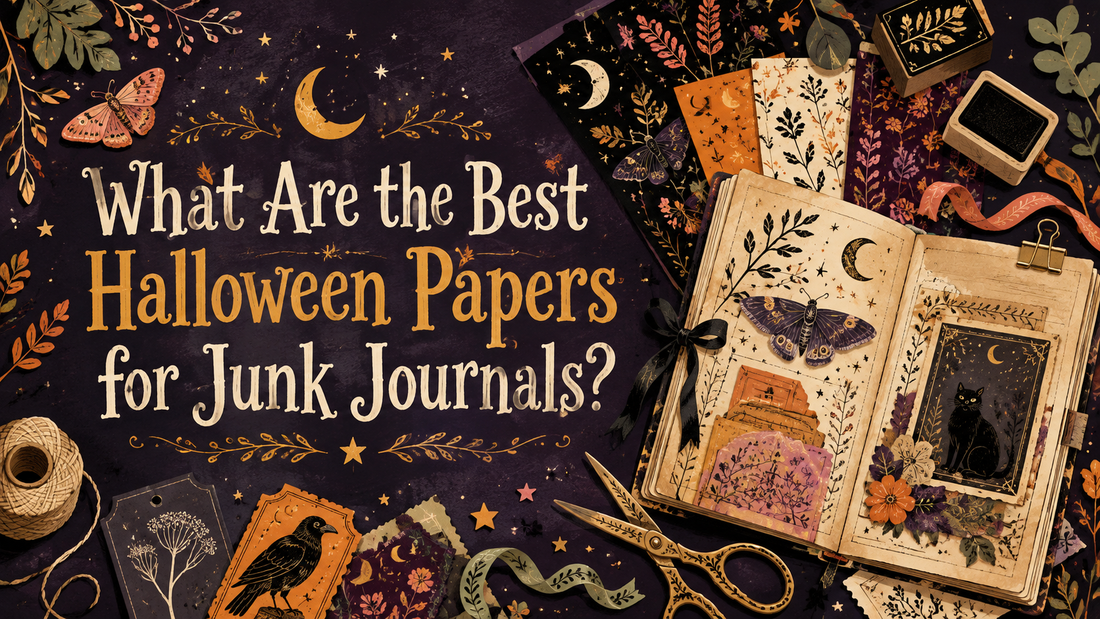What Are the Best Halloween Papers for Junk Journals?