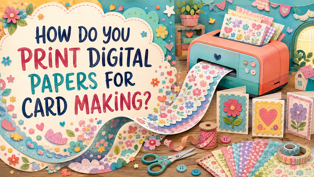 How Do You Print Digital Papers for Card Making?