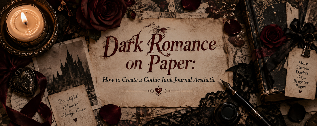 Dark Romance on Paper: How to Create a Gothic Junk Journal Aesthetic
