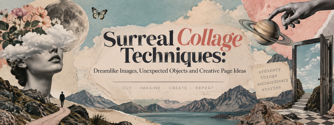Surreal Collage Techniques: Dreamlike Images, Unexpected Objects and Creative Page Ideas