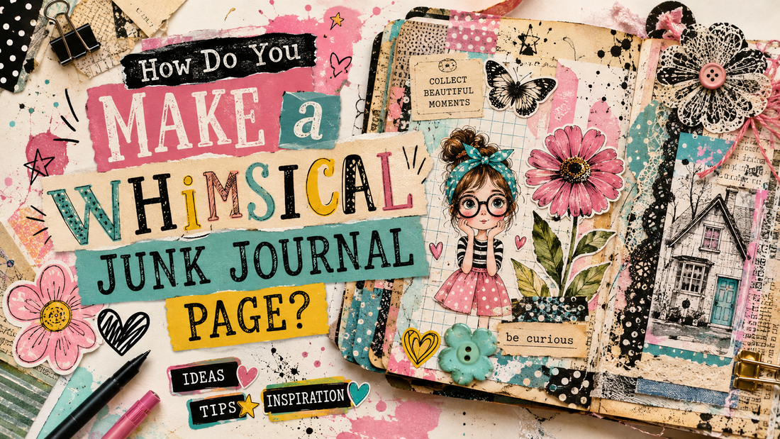 How Do You Make a Whimsical Junk Journal Page?