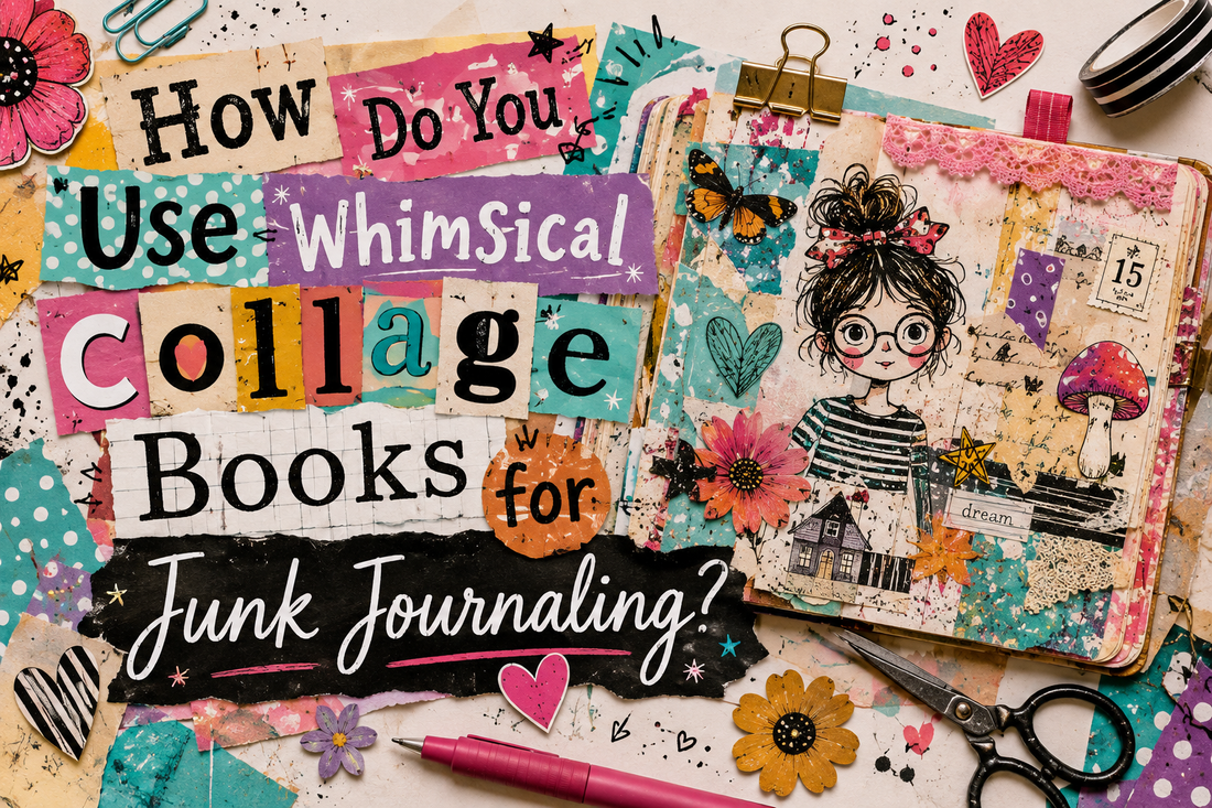 How Do You Use Whimsical Collage Books for Junk Journaling?