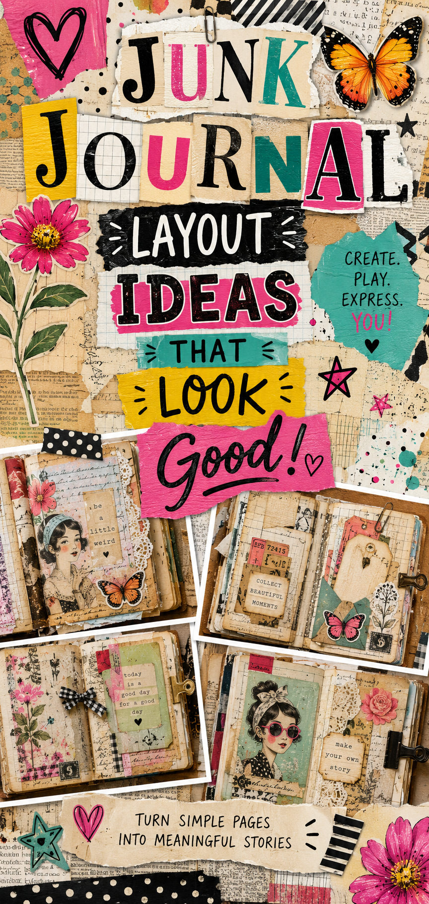 Junk Journal Layout Ideas That Look Good