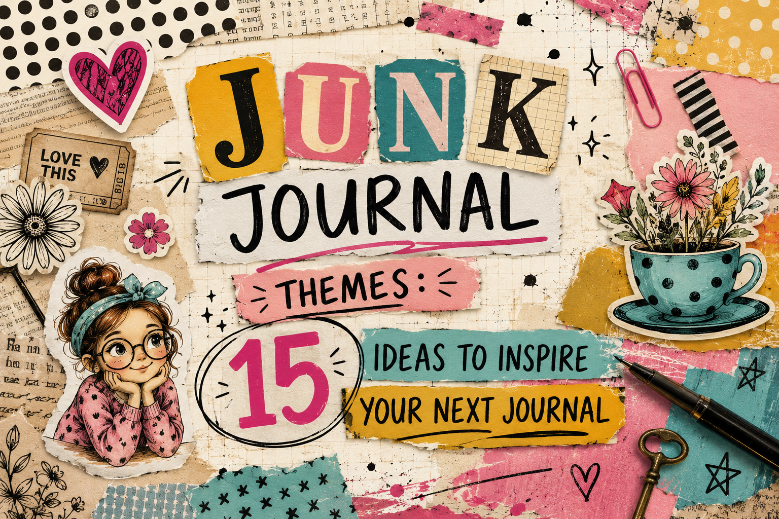 Junk Journal Themes: 15 Ideas to Inspire Your Next Journal