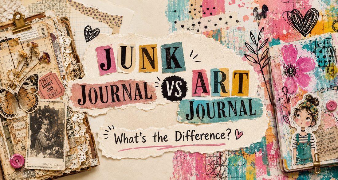 Junk Journal vs Art Journal: What's the Difference?
