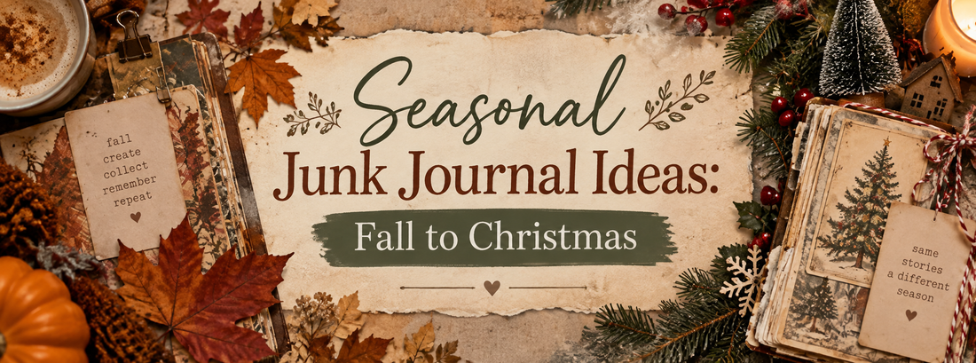 Seasonal Junk Journal Ideas: Fall to Christmas