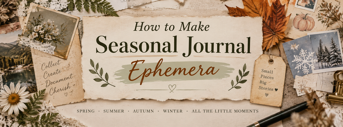 How to Make Seasonal Journal Ephemera