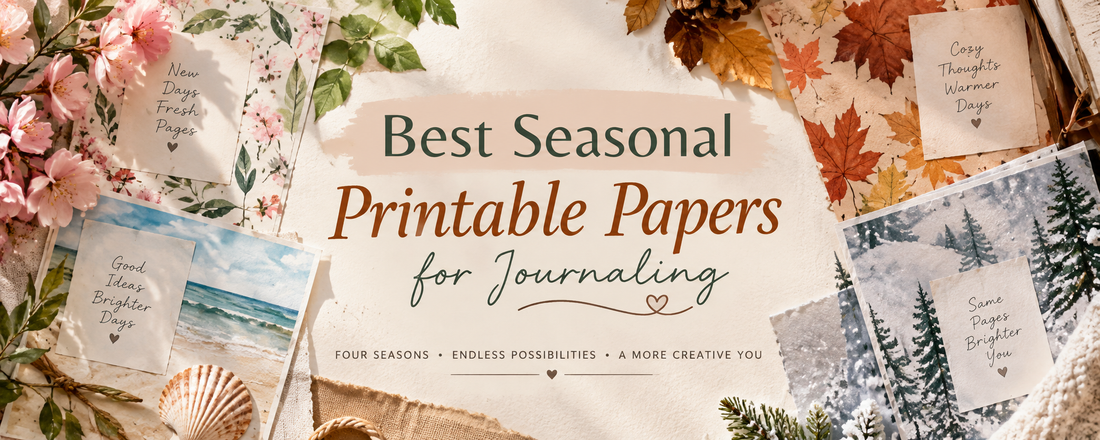 Best Seasonal Printable Papers for Journaling