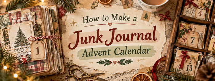 How to Make a Junk Journal Advent Calendar