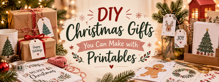 DIY Christmas Gifts You Can Make with Printables