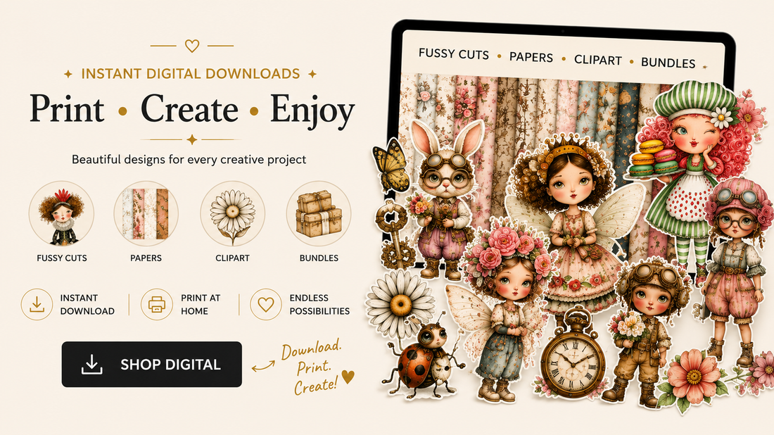 Welcome to Giraffe Creative Studio | Premium Collage Books & Digital Downloads