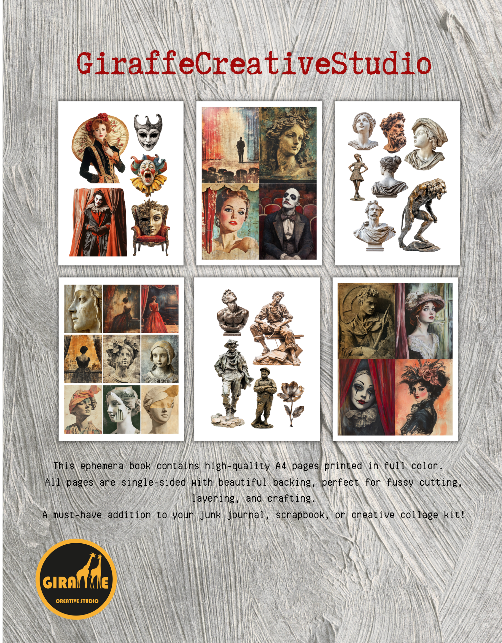 Whimsy Arts Vol 1 Cut & Collage Book