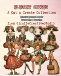 Elegant Cuties Cut & Collage Book