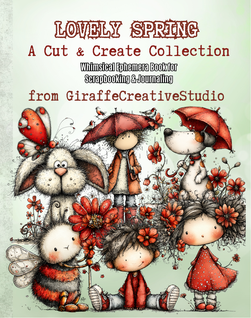 Lovely Spring Cut & Collage Book