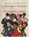 Whimsy Black Girls Cut & Collage Book