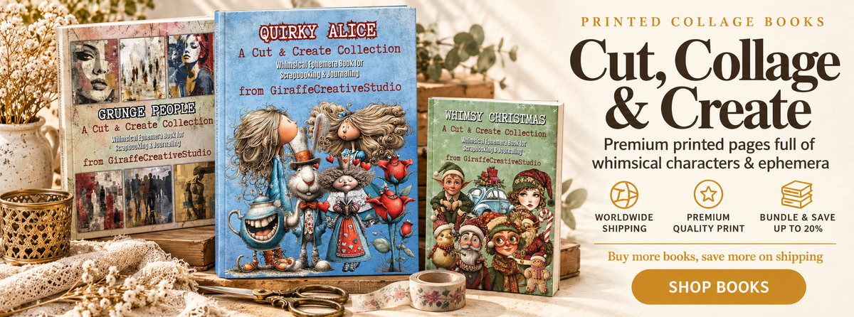 Premium printed collage books