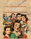 Comic Book Style Emotions Cut & Collage Book