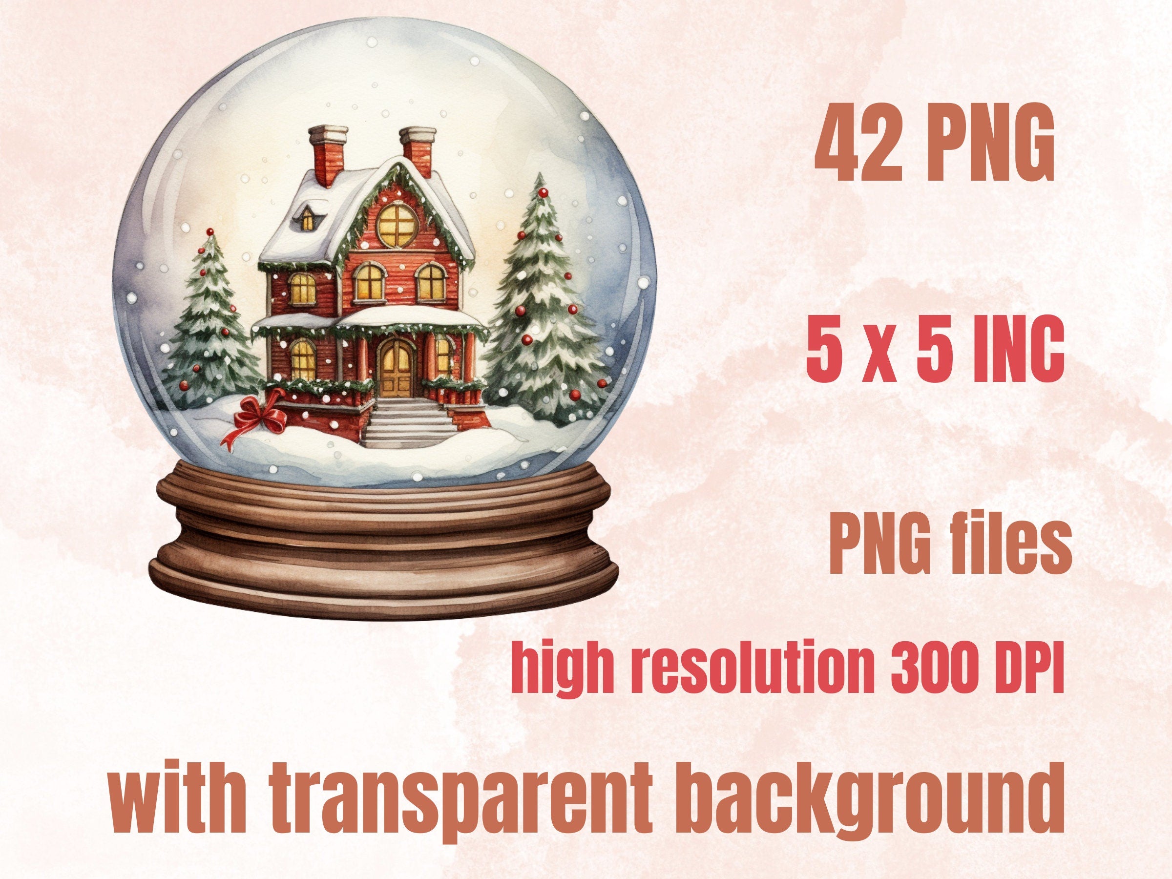 42 PNG Watercolour Vintage Christmas Bundle Clipart, Retro Christmas Illustrations Clip art, Winter Holiday png, Xmas Sublimation Ephemera