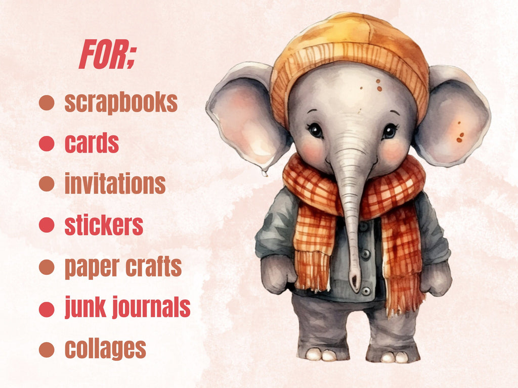 55 PNG Watercolor Fall Animals Bundle Clipart, Cute Autumn Animal Illustrations Clip art, Nursery Autumn png, Fall Baby Shower Sublimation