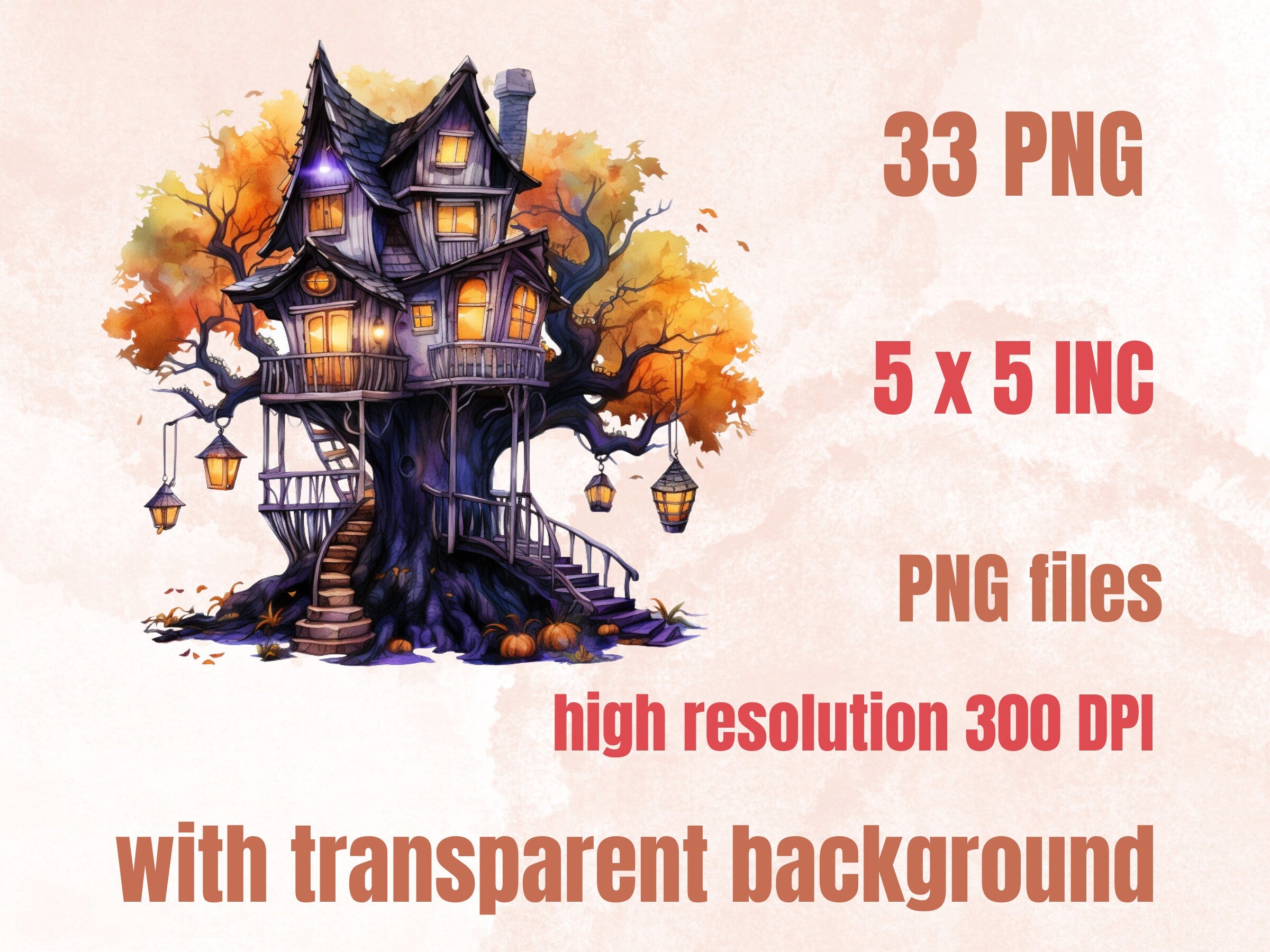 33 PNG Watercolour Halloween Fairy Clipart, Pumpkin Forest Fairy Illustrations Clip art, Dark Fantasy png, Fairytale Halloween Sublimation