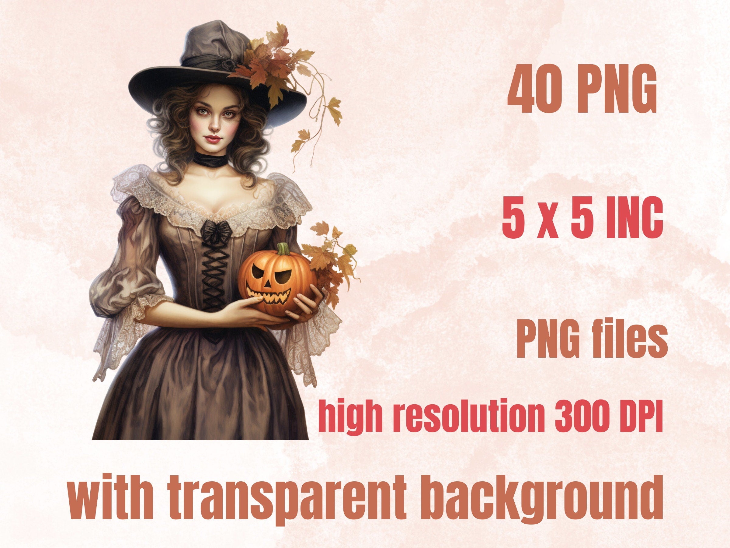 40 PNG Watercolor Victorian Halloween Bundle Clipart, Vintage Creepy Halloween Illustration Clip art, Retro Gothic png, Skeleton Sublimation