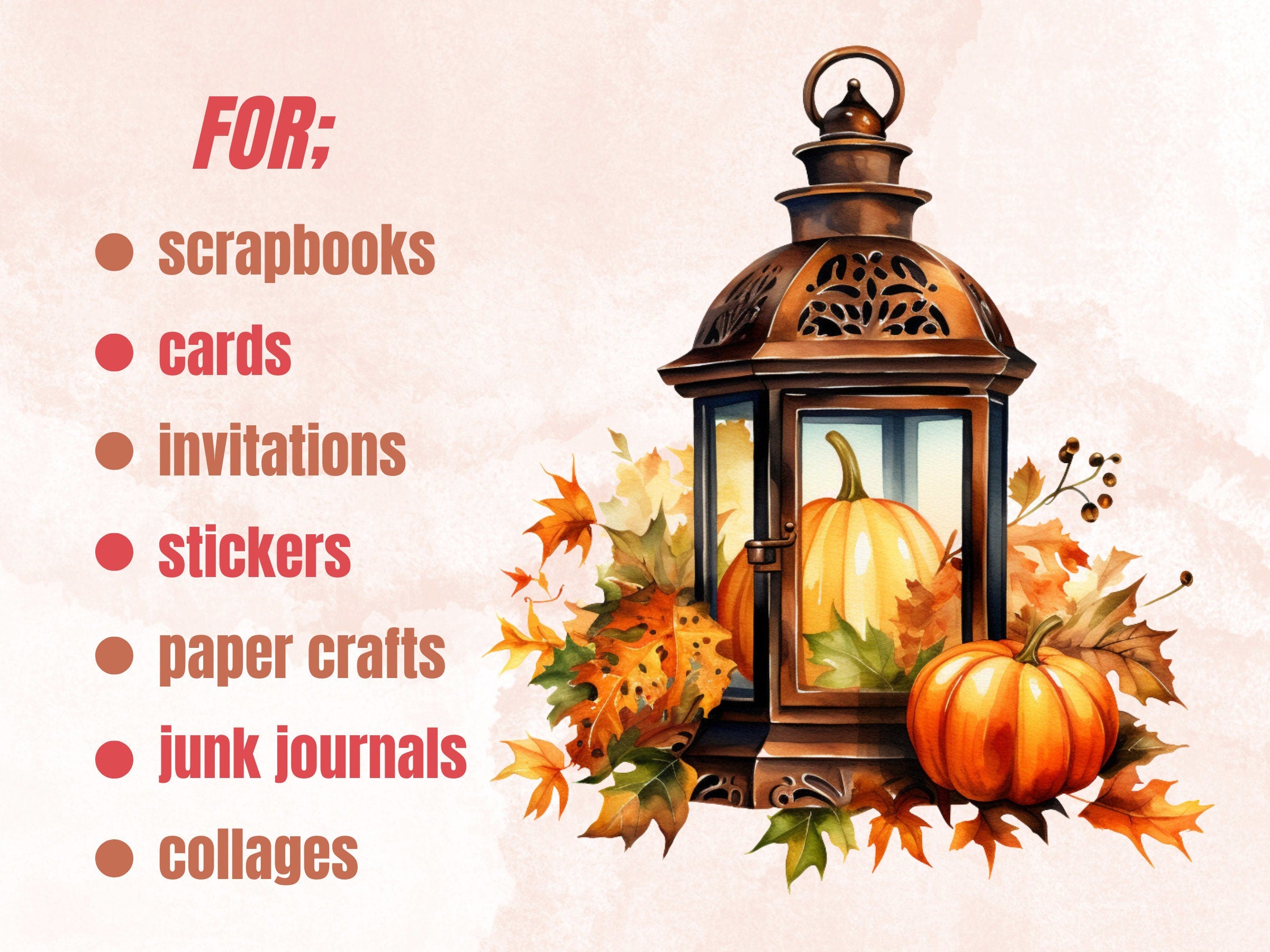 90 PNG Watercolor Fall Big Bundle Clipart, Rustic Autumn Illustrations Clip art, October Pumpkin Spice png, Cozy Fall Leaves Sublimation
