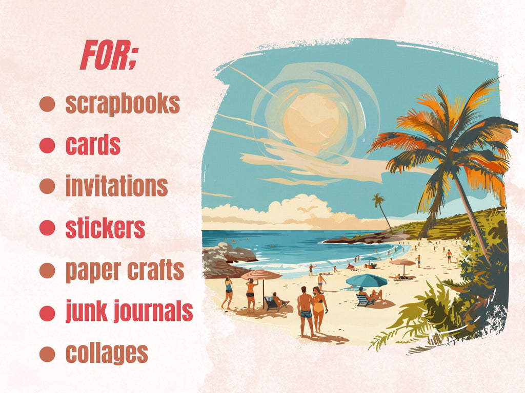 40 PNG Retro Summer Sublimation, Summer Beach Vibes Png, Tropical Beach Sunset Clipart, Trendy Summer Shirts Design, Vintage Summer PNG