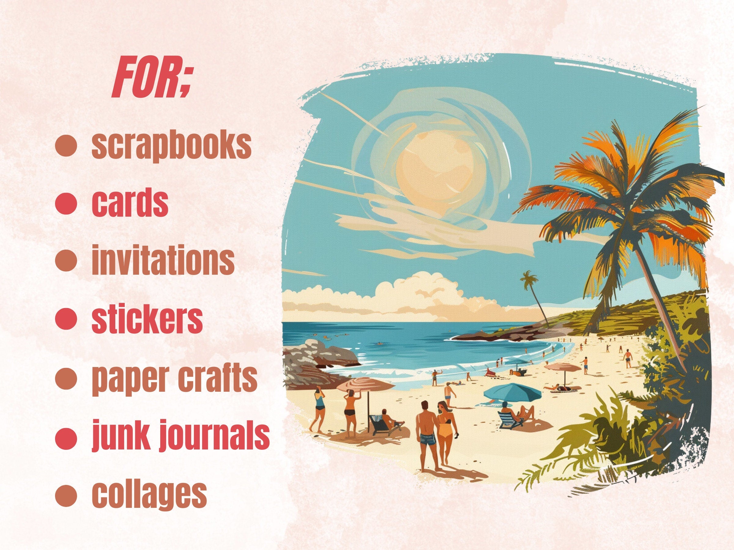 40 PNG Retro Summer Sublimation, Summer Beach Vibes Png, Tropical Beach Sunset Clipart, Trendy Summer Shirts Design, Vintage Summer PNG