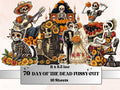 Day of the Dead Fussy Cut Pages, Dia de Los Muertos Fussy Cut, La Catrina Add On Journal Kit, Mexican Scrapbooking, Floral Skull Sticker Set
