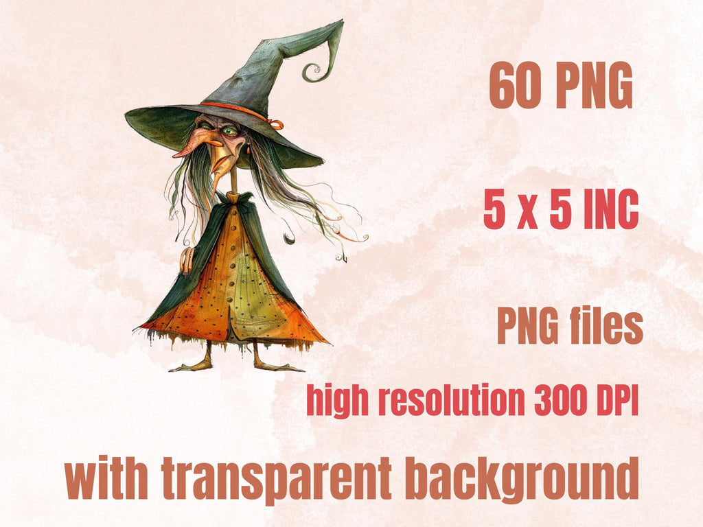 60 PNG Watercolor Quirky Creepy Clipart, Gothic Whimsical Girl Illustrations Clip art, Cute Creepy png, Spooky Scary Whimsical Sublimation