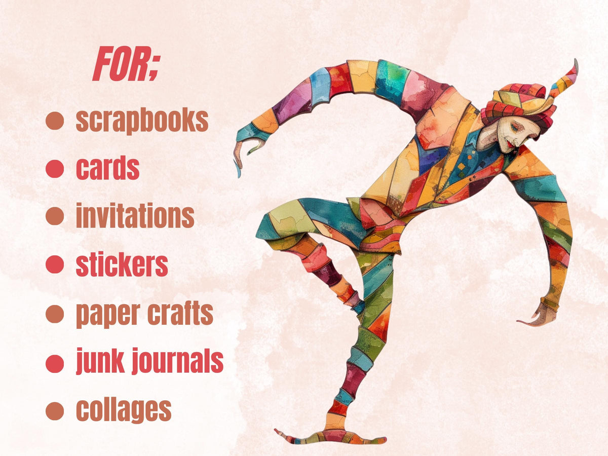 60 PNG Watercolor Whimsical Circus Clipart, Quirky Vintage Circus Illustrations Clip art, Cute Creepy Clown png, Circus Ephemera Sublimation