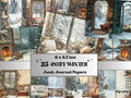 Cozy Winter Corner Junk Journal Kit, Comfy Winter Scenes Pages Ephemera, Relaxing Collage Sheet, Scrapbook Paper, Cozy Nook Background