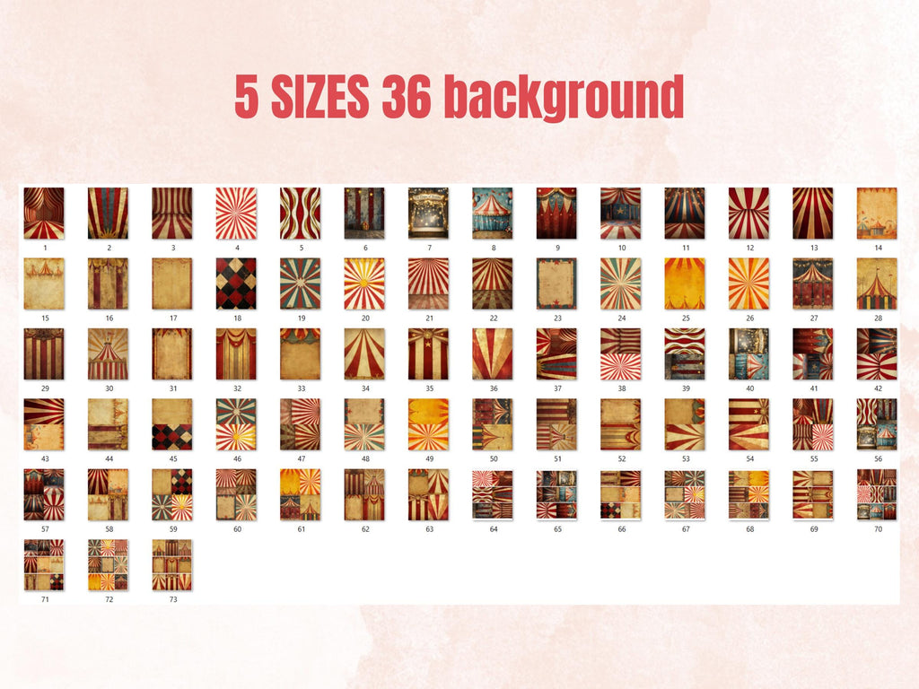 Pelicular Circus Collage Elements Kit, Whimsical Circus Fussy Cut, Quirky Circus People Clipart, Junk Journal Clipart + Background Bundle
