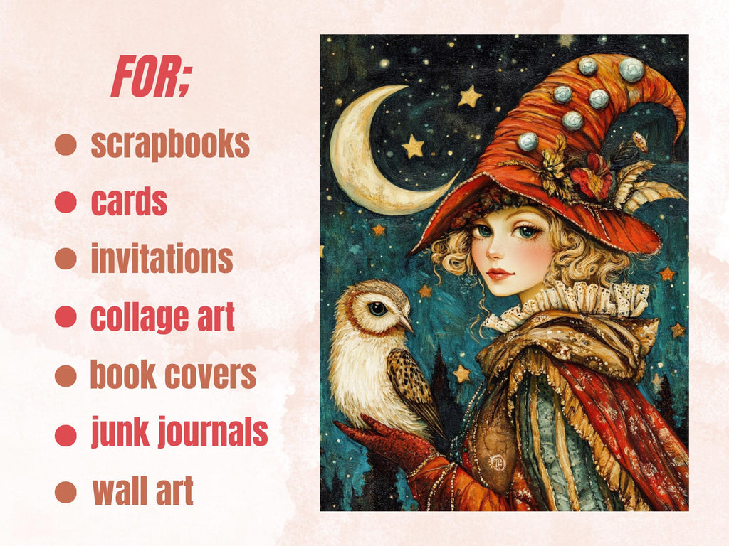 Whimsy Celestial Artist Collage Paper, Vintage Surreal Mixed Media Sheet, Whimsical Sky Ephemera Image, Quirky Junk Journal, Scrapbook Paper