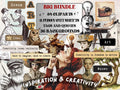 Inspiration & Creativity Collage Pack, Whimsical Ephemera Fussy Cut, Inspirational Tags and Quotes, Feelings Scrapbook, Surreal Background