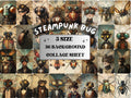 Steampunk Bug Collage Paper, Surreal Steampunk Insect Mixed Media Art, Whimsy Bugs Ephemera Images, Quirky Journal, Specimen Scrapbook Paper