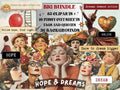 Hope & Dreams Collage Elements, Whimsical Ephemera Fussy Cut, Inspirational Tags and Quotes, Dreamer Feelings Scrapbook, Surreal Background