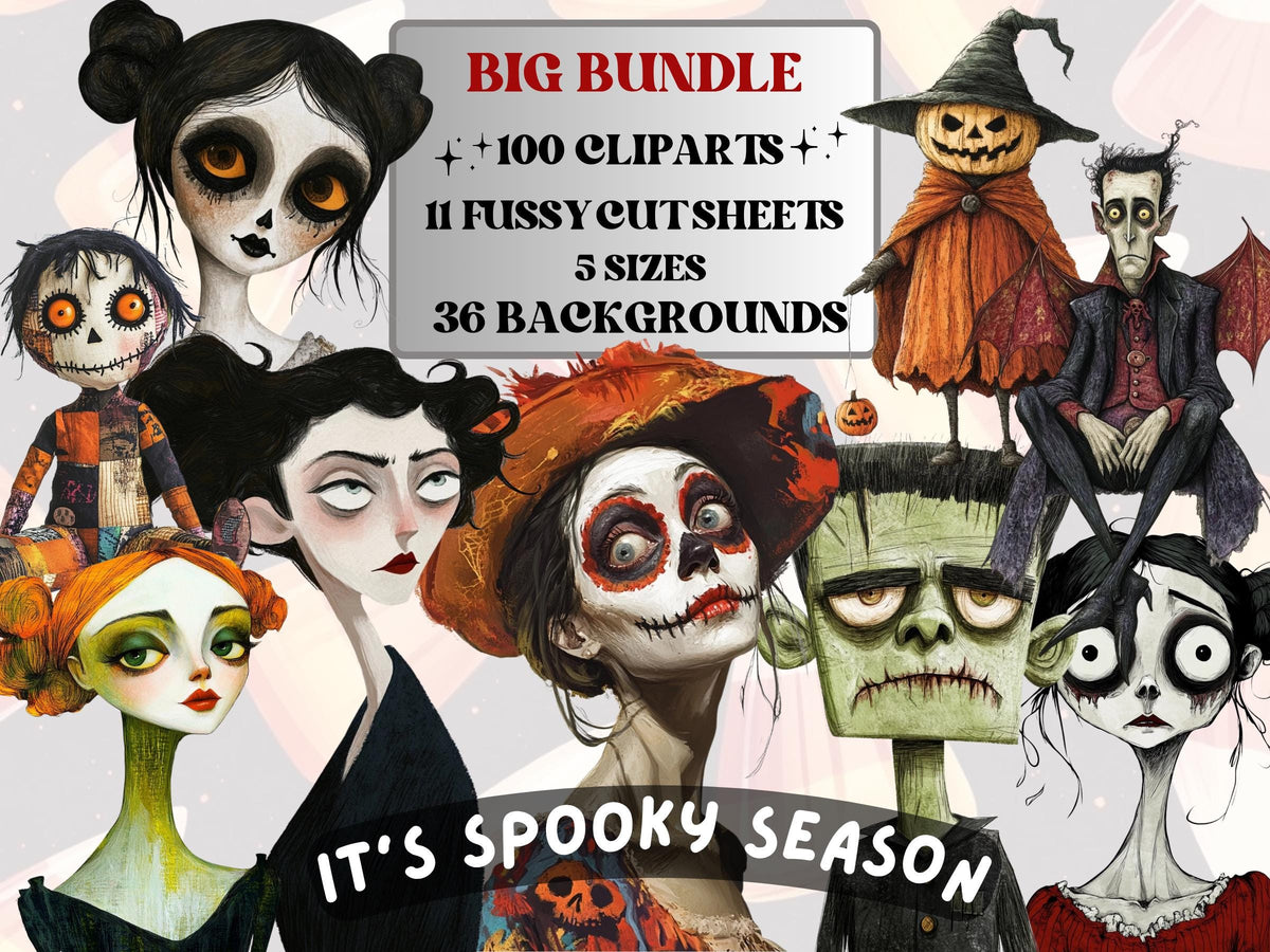 It's Spooky Season Fall and Halloween digital collection