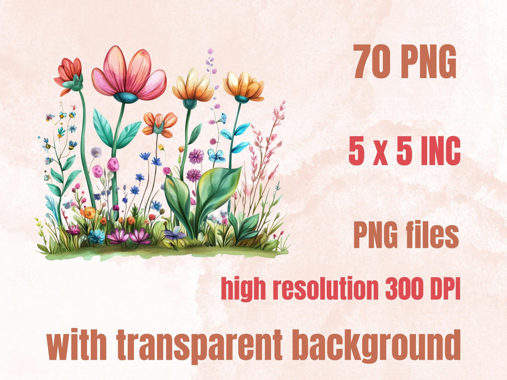 Quirky Spring Clipart: Whimsical Easter PNG Bundle (Digital Download)