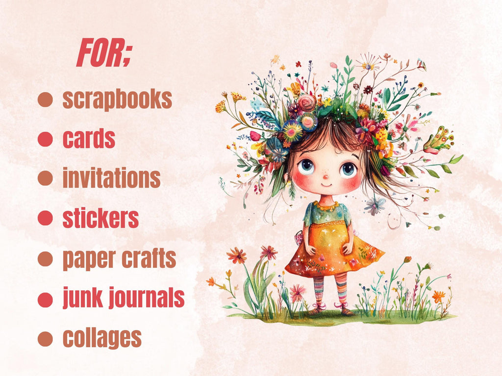 Quirky Spring Clipart: Whimsical Easter PNG Bundle (Digital Download)