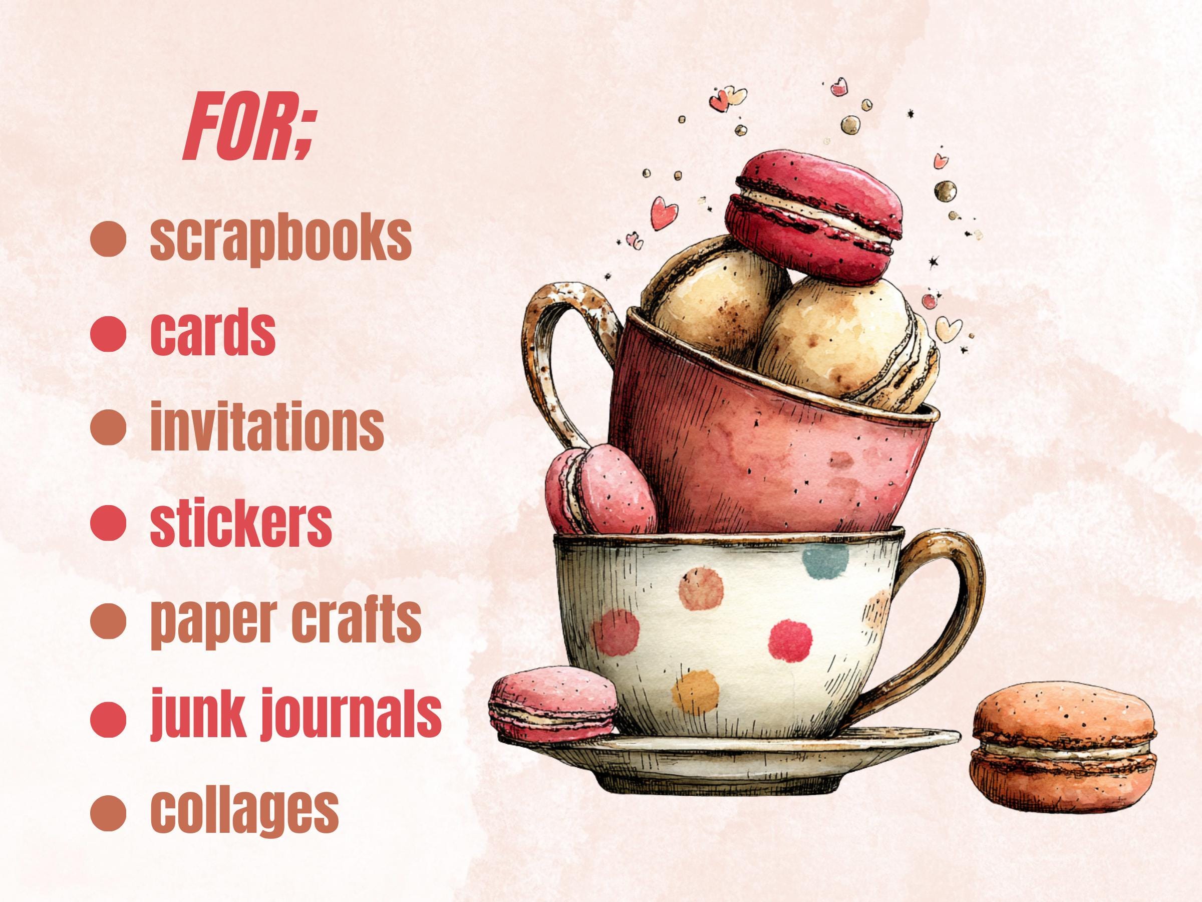 Whimsical Tea Party Clipart Bundle, Quirky Floral Tea Time PNG Illustrations (Digital Download, Commercial Use)