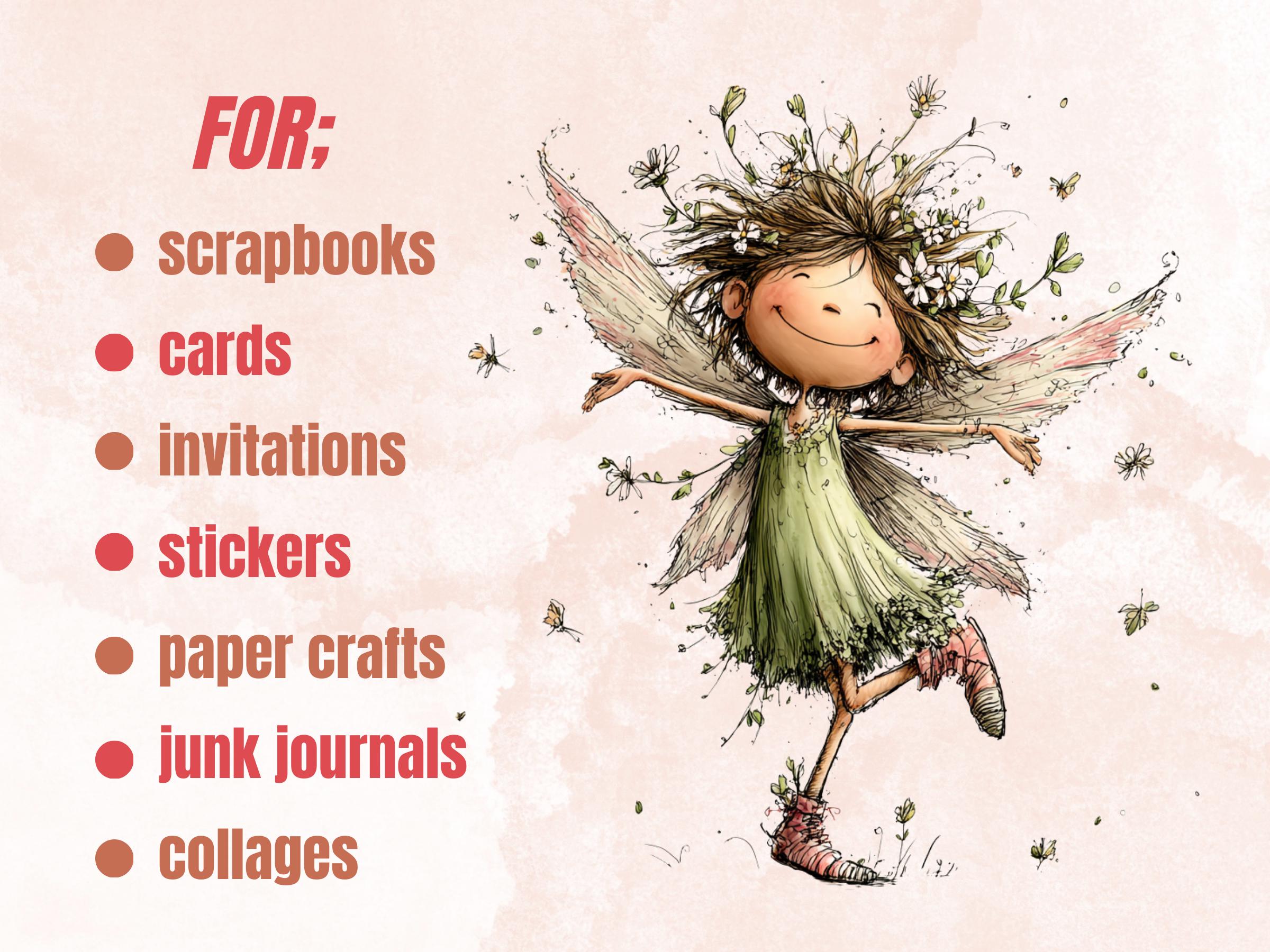 Spring Forest Clipart Bundle, Whimsical Quirky Woodland PNG Illustrations (Digital Download, Commercial Use)