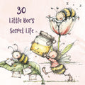 Watercolor Bee Secret Life Clipart: Whimsical Storybook Illustration PNG (Digital Download)