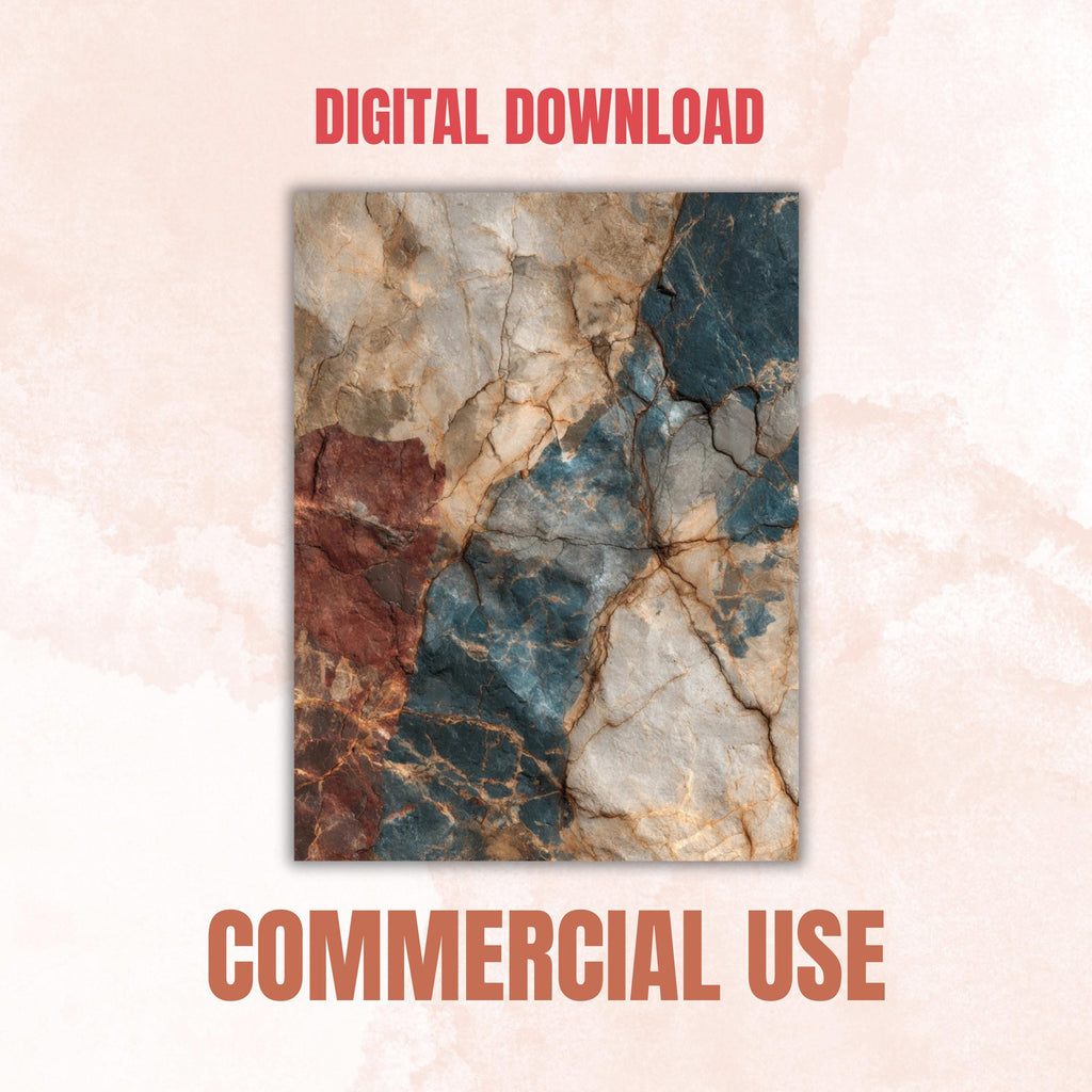 Grunge Marble Pages, Stone Texture Backgrounds, Luxury Aesthetic Junk Journal Paper, Elegant Collage Printable, Letter Size