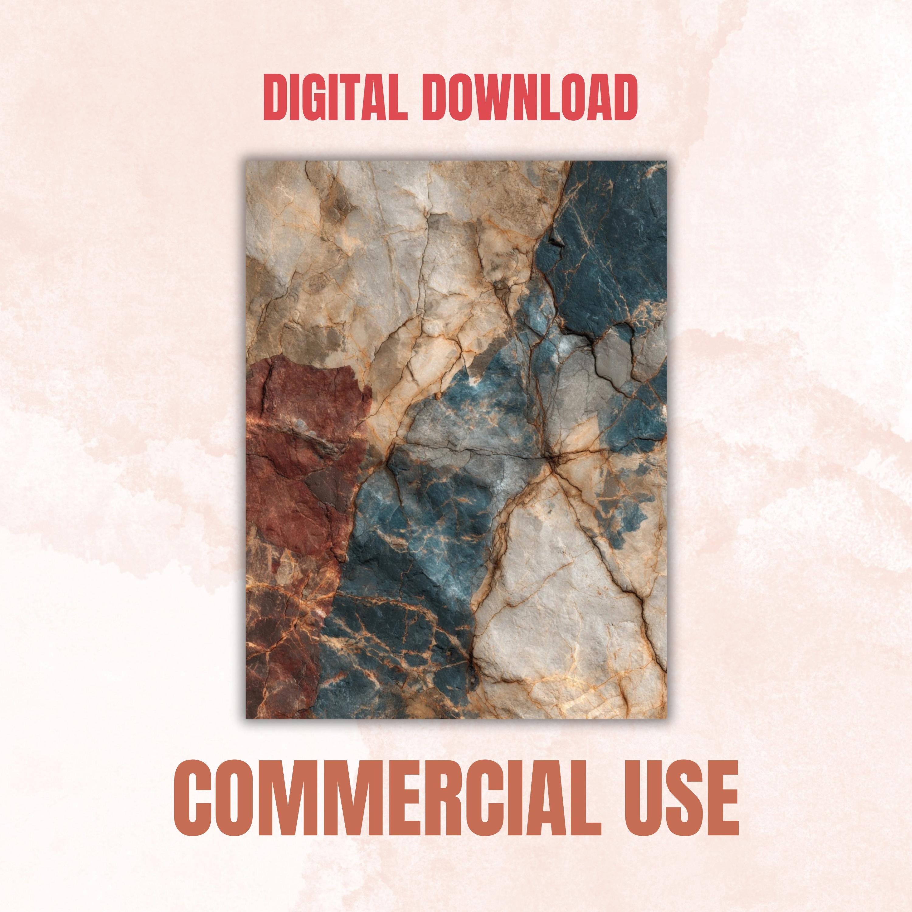 Grunge Marble Pages, Stone Texture Backgrounds, Luxury Aesthetic Junk Journal Paper, Elegant Collage Printable, Letter Size