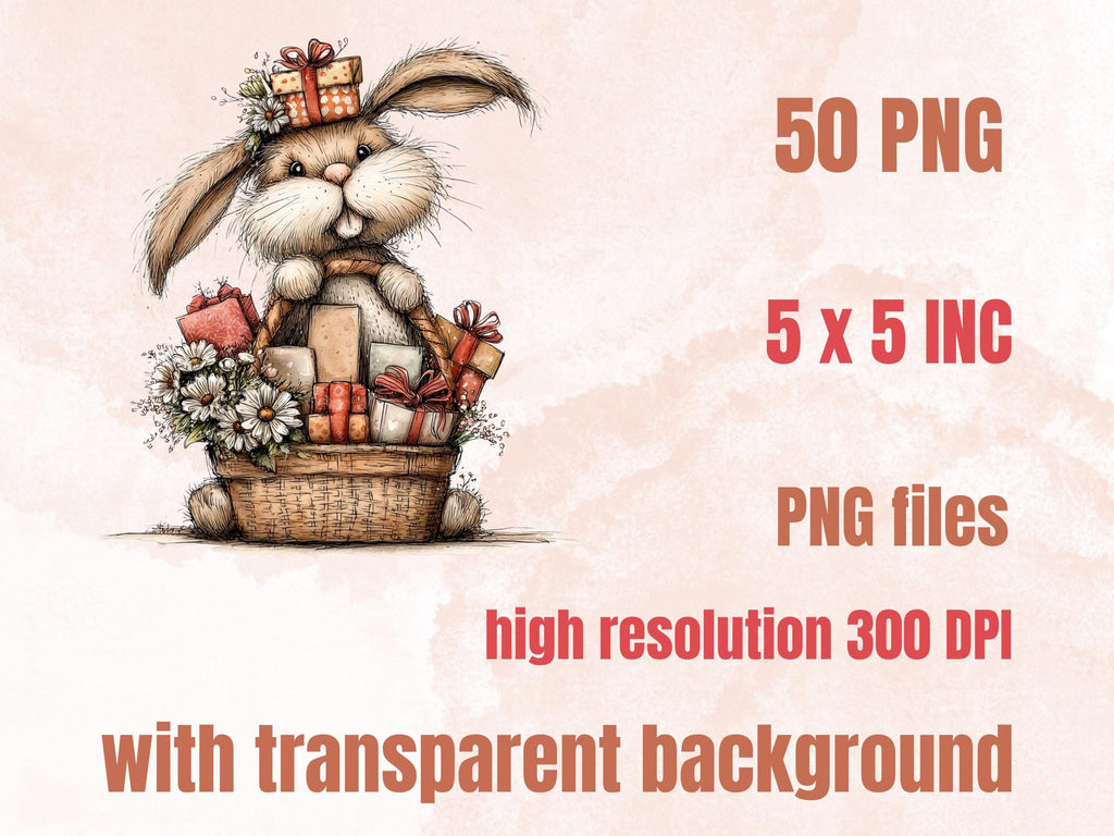 Woodland Birthday Clipart, Whimsical Forest Party Animals PNG Illustrations (Digital Download, Commercial Use)