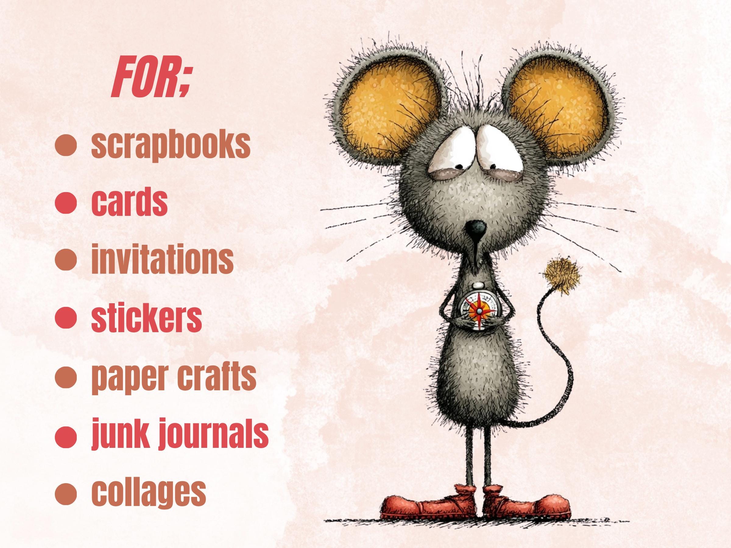 Forest Adventure Clipart, Funny Quirky Woodland Animals PNG Illustrations (Digital Download, Commercial Use)