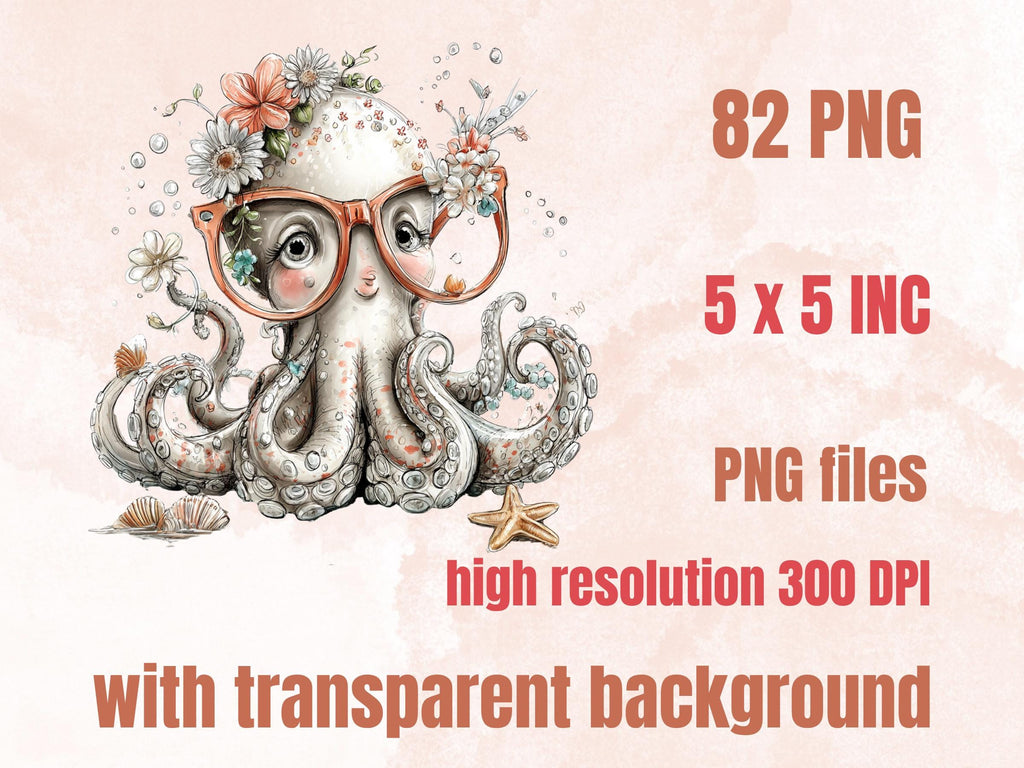 Summer Clipart Bundle | 82 Whimsical Boho Beach PNG | Summer Cuties Digital Download Commercial Use