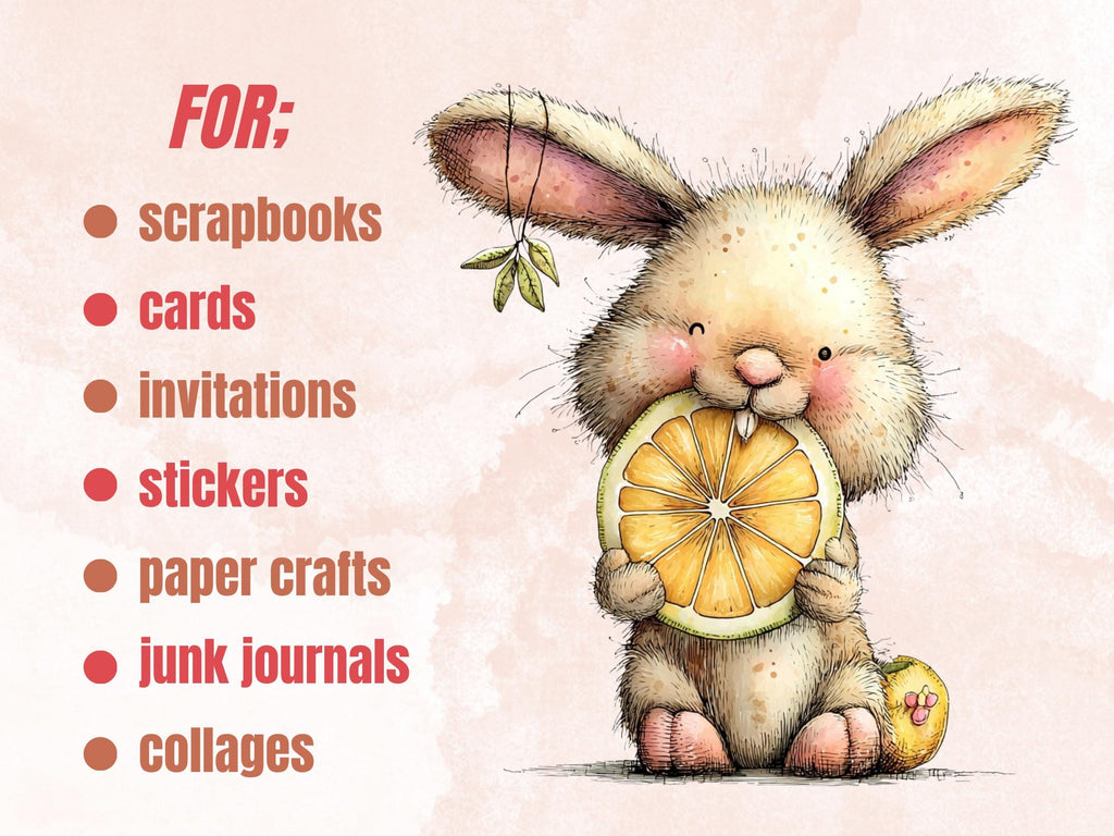 Lemon Clipart Bundle | 47 Whimsical Quirky Lemonade PNG | Summer Citrus Digital Download